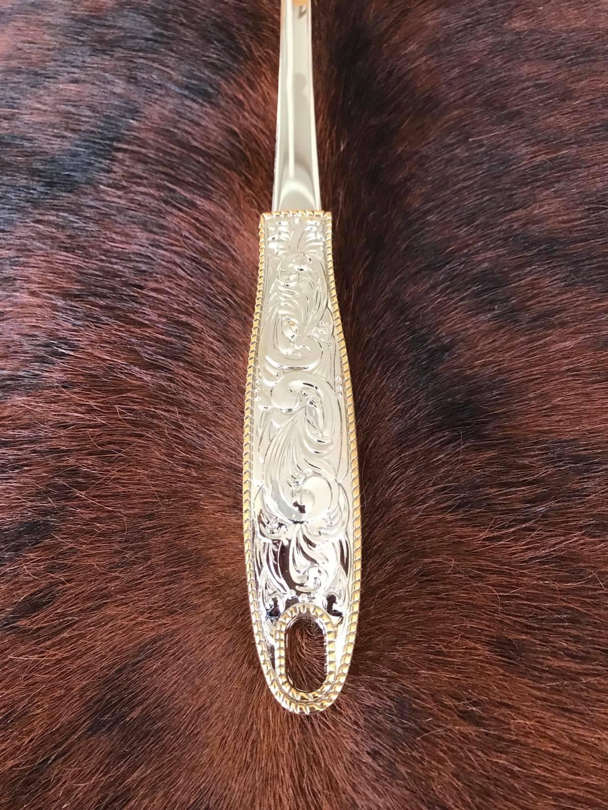 Western Buckle Sechsteiliges Servierbesteck-Set mit Gestell