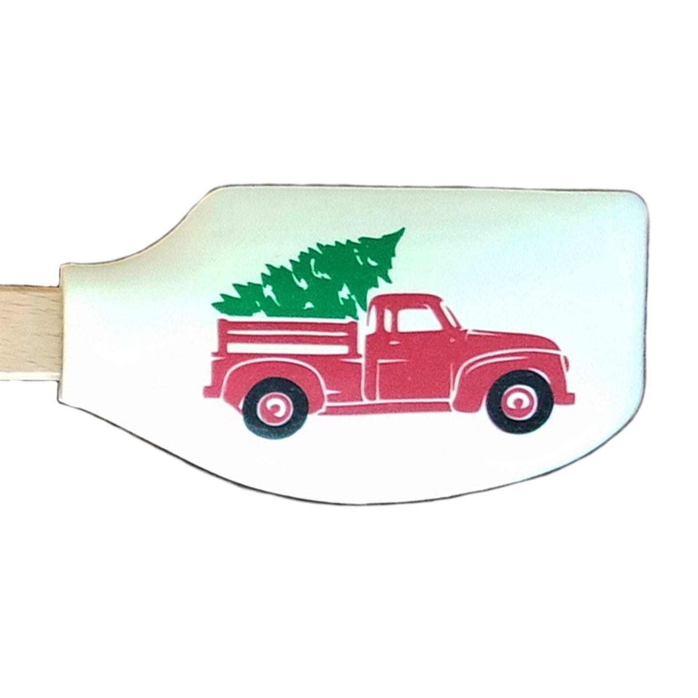 Red Truck Christmas Baking Spatula