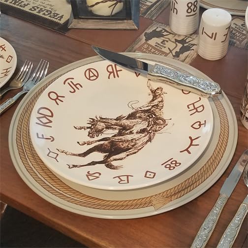 Broncs & Brands 12-teiliges Geschirrset