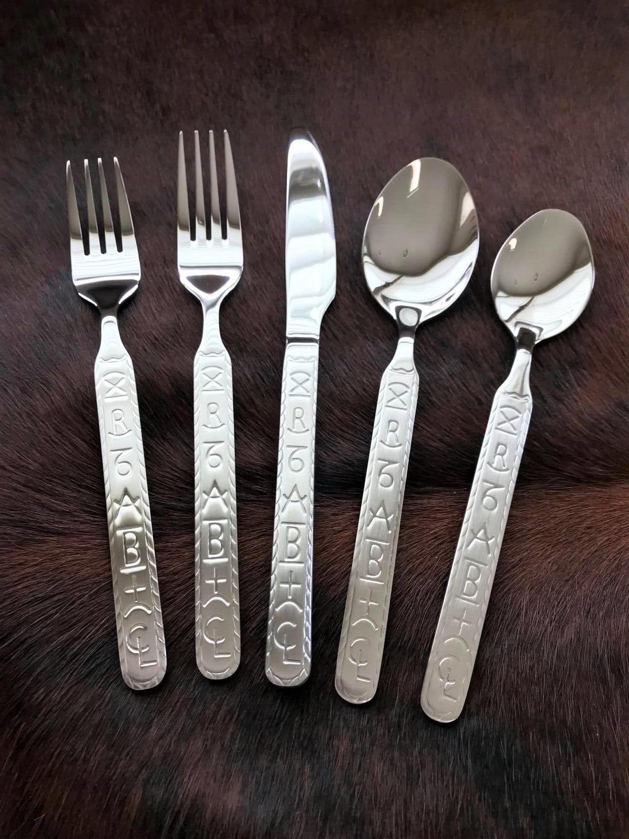 Ranch Brands Stainless Silverware Set (20 piece) by Cowboy Living