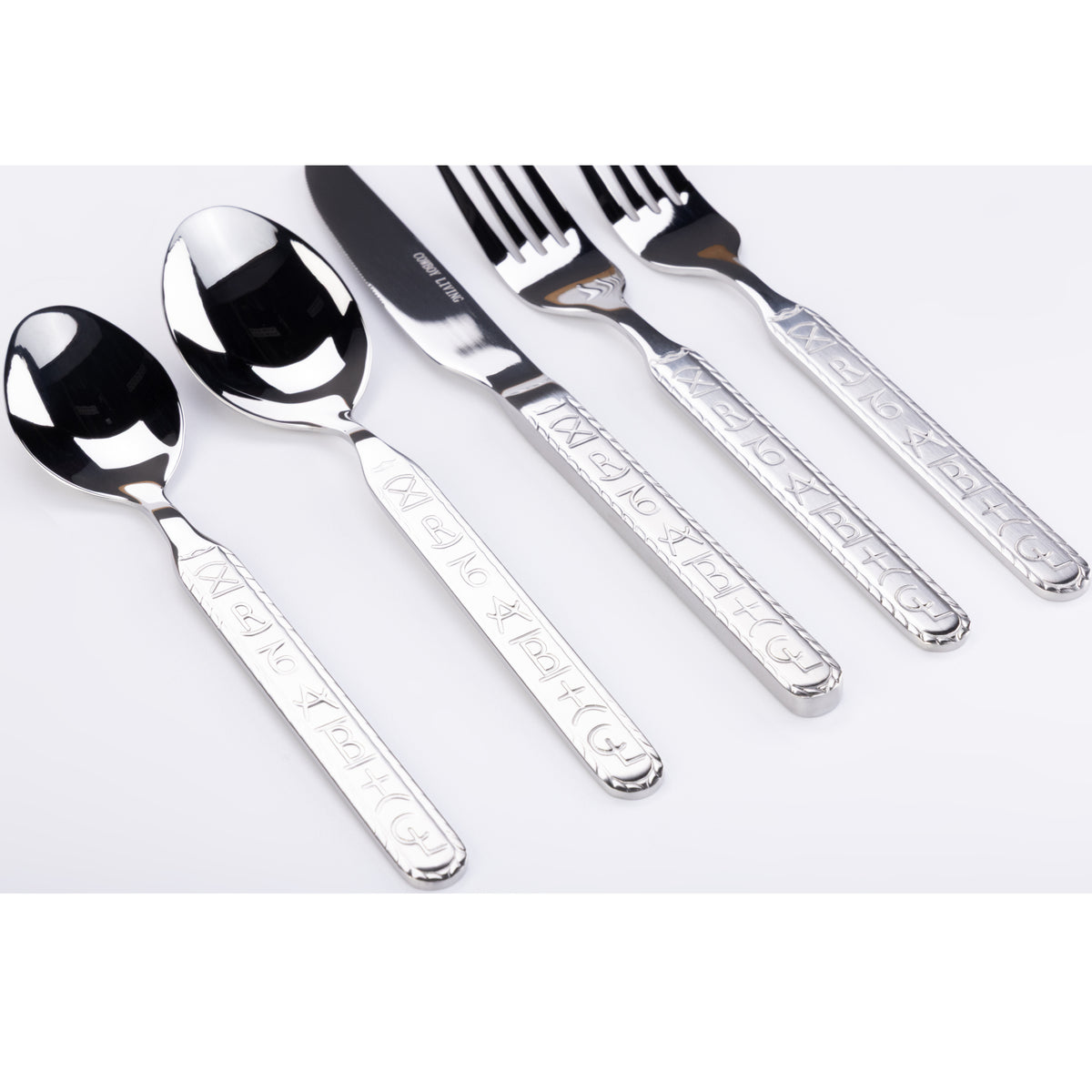 Ranch Brands Stainless Silverware Set (20 piece) by Cowboy Living
