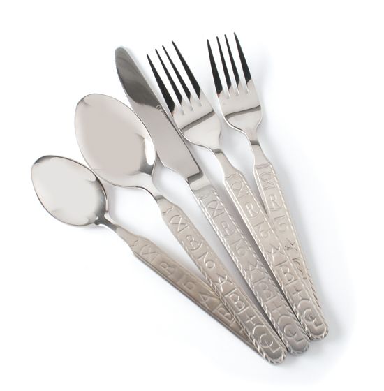 Ranch Brands Stainless Silverware Set (20 piece) by Cowboy Living