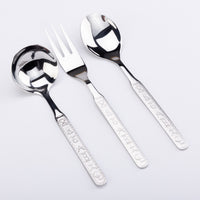 Ranch Brands Stainless Silverware Serving Set (3 Piece) by Cowboy Living