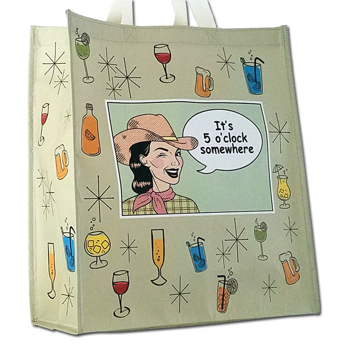 5 O'clock Somewhere Shopping Bag