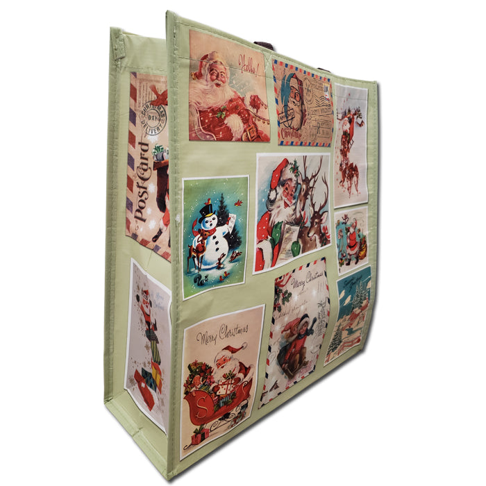 Vintage Christmas Cards Shopping Bag