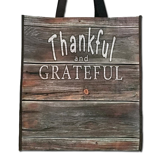 Thankful and Grateful Shopping Bag