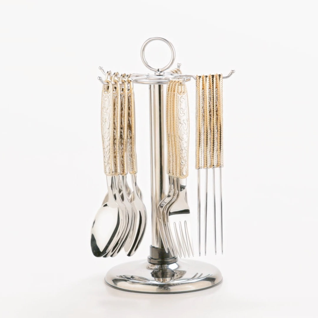 Western Buckle Flatware/Silverware 20 piece Dinner Set