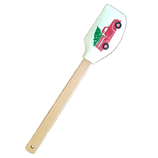 Red Truck Christmas Baking Spatula