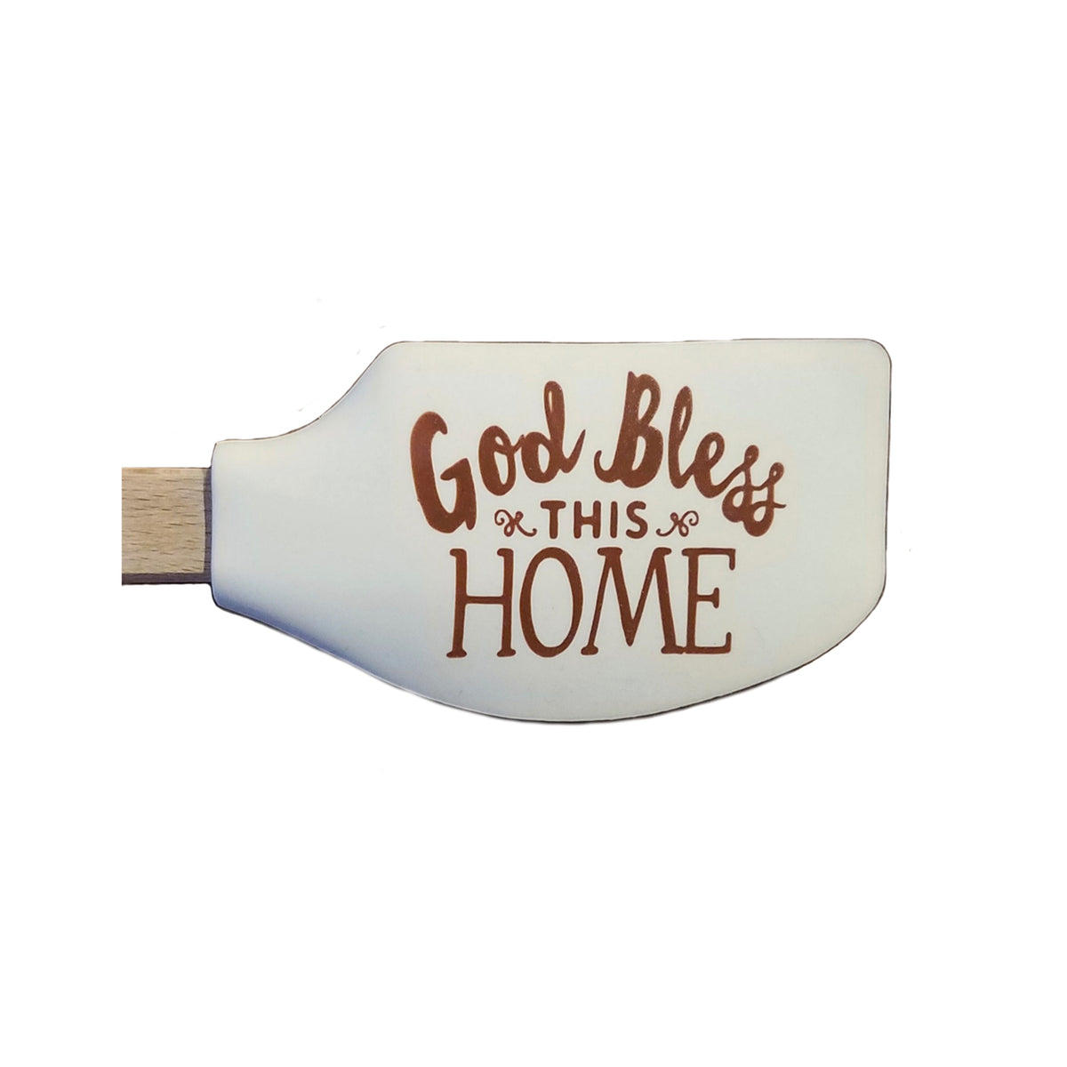 God Bless This Home Silicone Baking Spatula