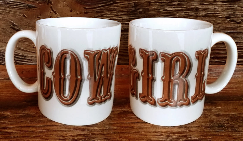 "COWGIRL" 16 OZ MUG