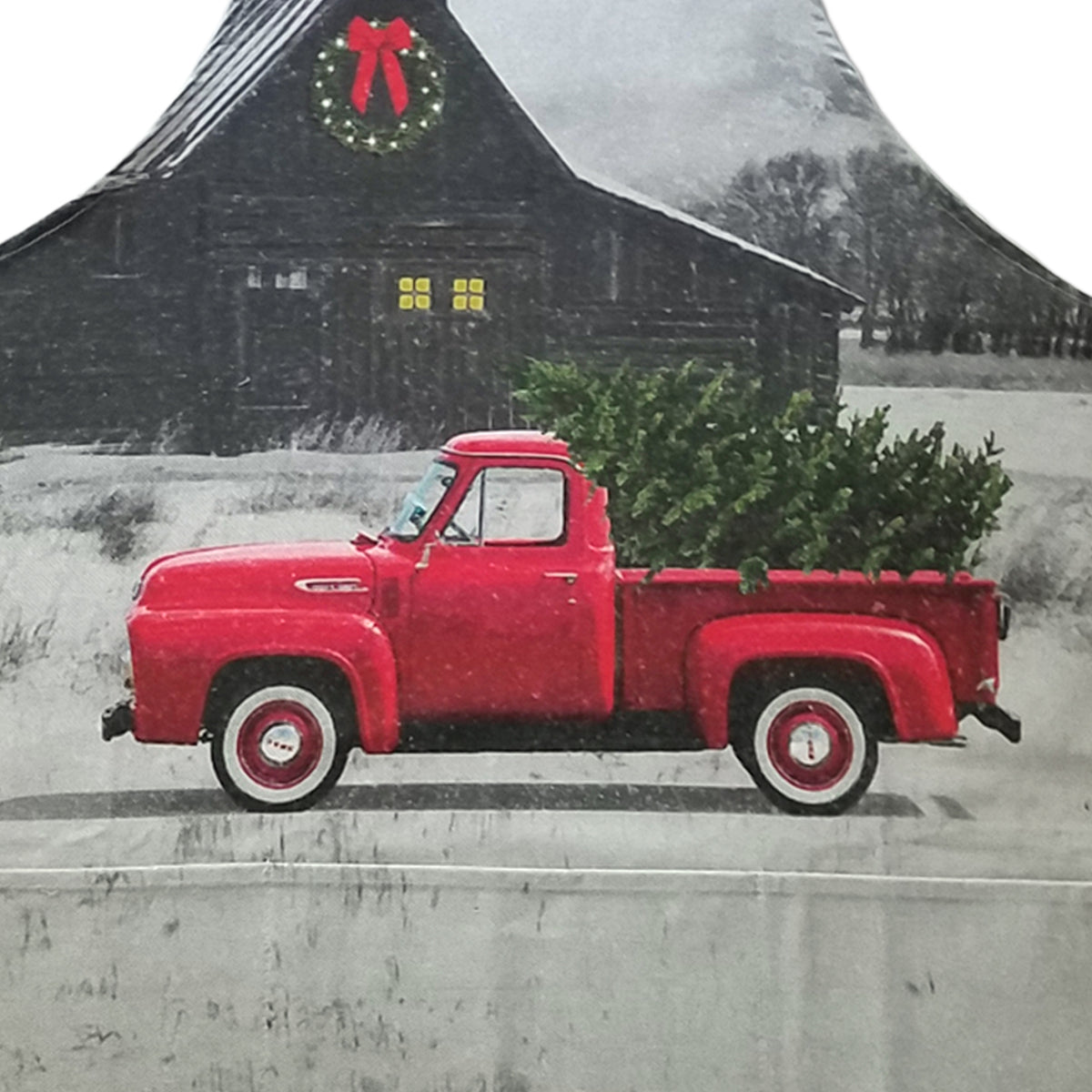 Red Truck Christmas Apron