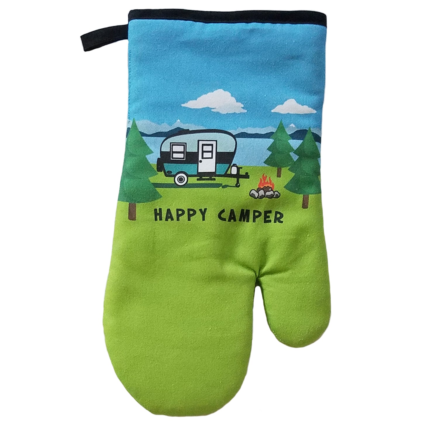 Happy Camper Oven Mitt